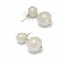 Cotton pearl drop earrings by Anq&nbsp;